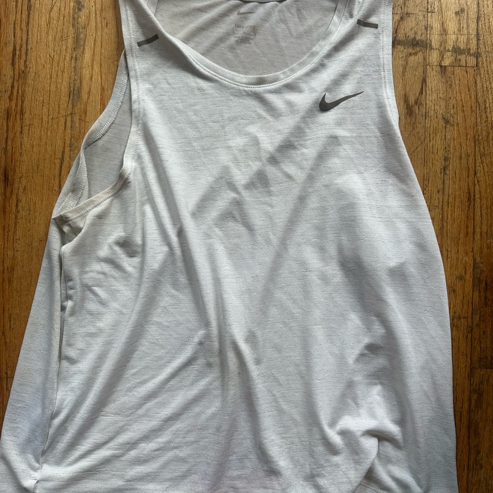 Nike Men's White Tank Top